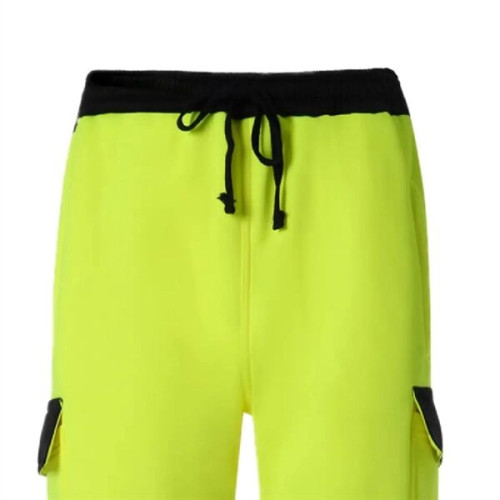 Hi Vis Safety Sweatpants Class E Reflective Tape Joggers