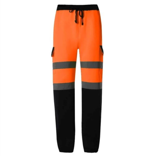Hi Vis Safety Sweatpants Class E Reflective Tape Joggers