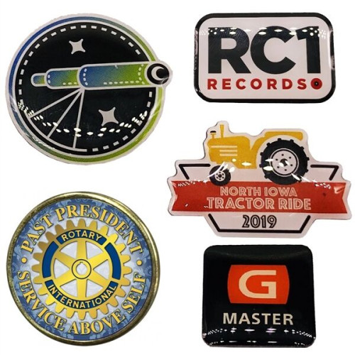 1.5" Custom Lapel Pins - Photo Etched