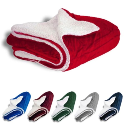 Soft Micro Plush Blankets W/ Custom Imprint, 50" X 60"