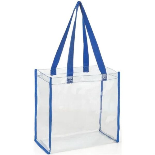 PVC Transparent Stadium Approved Clear Tote Bag (12"X12"X6")