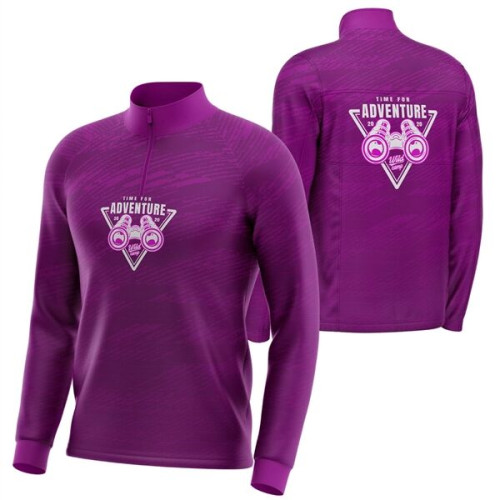 150 GSM Short Hole Mesh Long Sleeve Sublimation T-Shirt