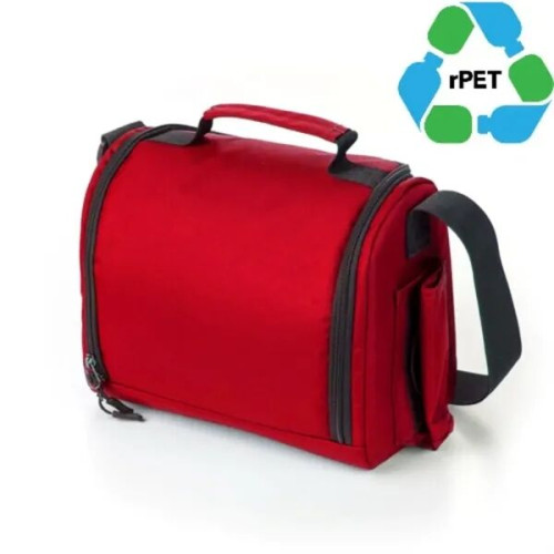 6-Can rPET Recycled 600D Polyester Insulated Eco Cooler Bag