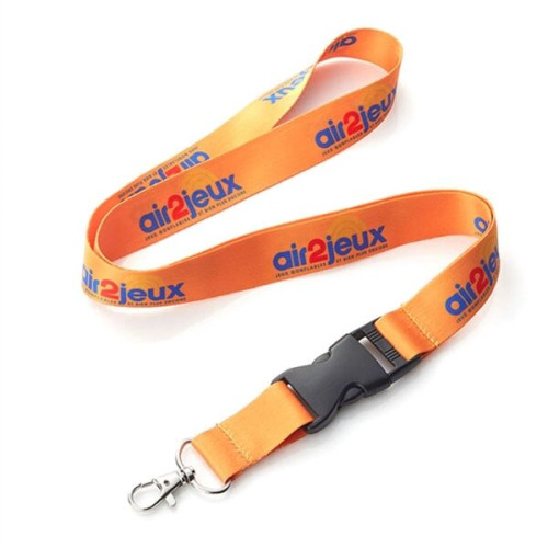 rPET Dye-Sublimated Eco-friendly Lanyard w/ Buckle Release