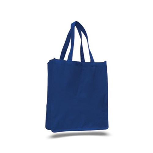 12 Oz. Cotton Canvas Jumbo Shopper Tote Bag With Gusset