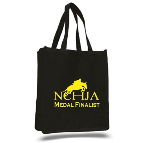 12 Oz. Cotton Canvas Jumbo Shopper Tote Bag With Gusset