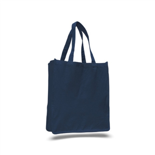 12 Oz. Cotton Canvas Jumbo Shopper Tote Bag With Gusset