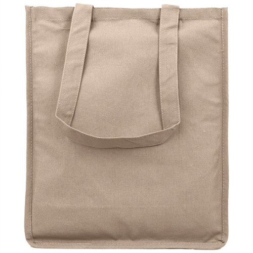 12 Oz. Cotton Canvas Jumbo Shopper Tote Bag With Gusset