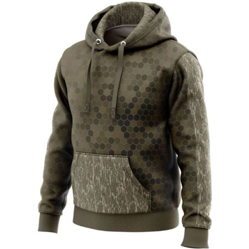Mossy Oak® Men's 8.2 Oz. Polar Fleece Pullover Hoodie Pocket