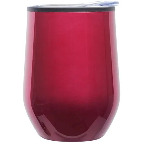 12 Oz. Shelby Stemless Wine Glasses W/ Convenient Lid