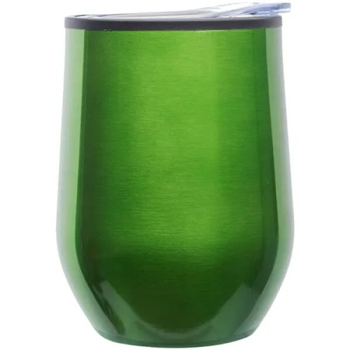 12 Oz. Shelby Stemless Wine Glasses W/ Convenient Lid