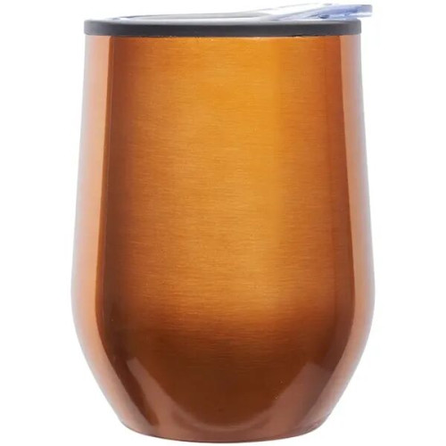 12 Oz. Shelby Stemless Wine Glasses W/ Convenient Lid