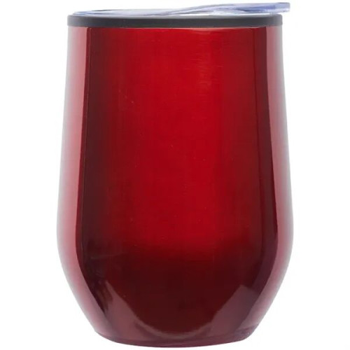 12 Oz. Shelby Stemless Wine Glasses W/ Convenient Lid