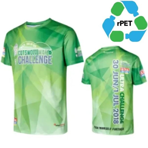 Men's rPET Recycled Sublimation Performance T-Shirt