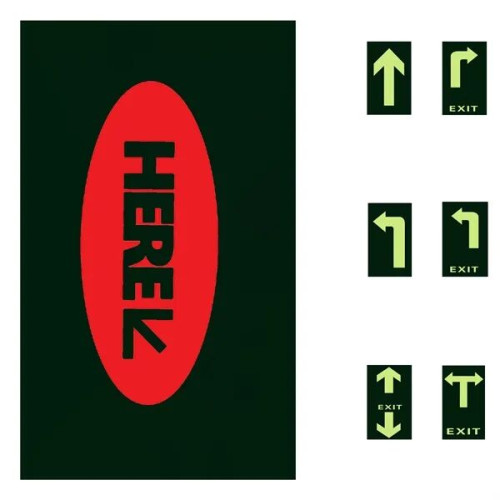 Custom Glow in the Dark Decal Stickers