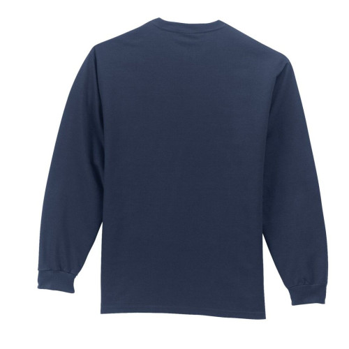 Port & Company® Tall Long Sleeve Essential Pocket Tee