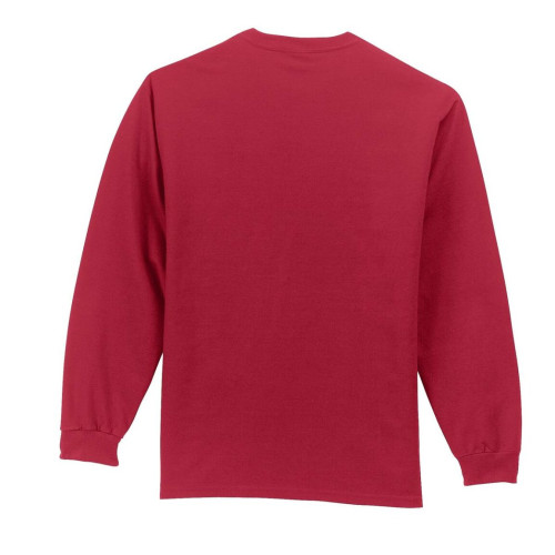 Port & Company® Tall Long Sleeve Essential Pocket Tee