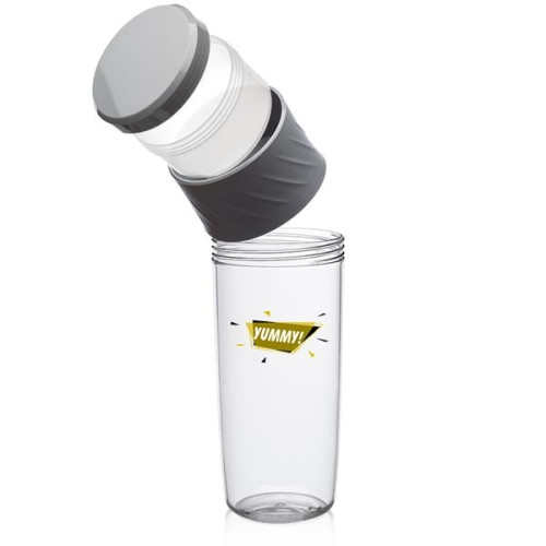 16 oz Dual Sip-N-Snack Tritan Water Bottle