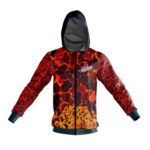 100% Cotton Full Color Pigmented Digital Print Men's Hoodie