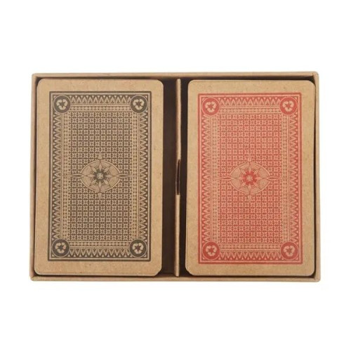 Jack 2-Pack Kraft Paper Playing Card Set