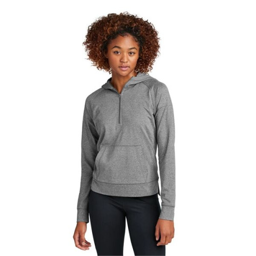 Sport-Tek Women's Sport-Wick Stretch 1/2-Zip Hoodie