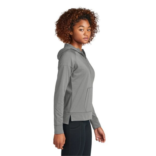 Sport-Tek Women's Sport-Wick Stretch 1/2-Zip Hoodie