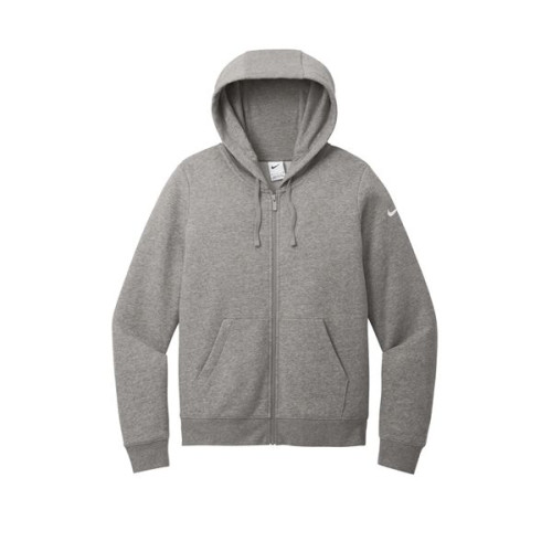 Nike Women's Club Fleece Sleeve Swoosh Full-Zip Hoodie