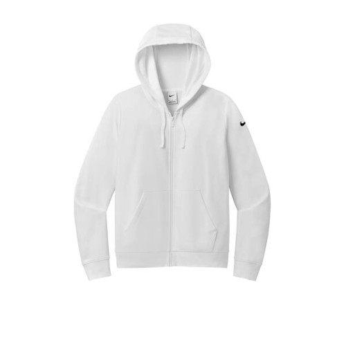 Nike Women's Club Fleece Sleeve Swoosh Full-Zip Hoodie