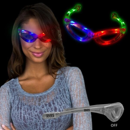 Light Up Flashing LED Sunglasses