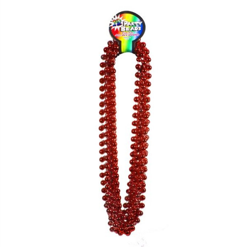33" 12mm Bead Necklaces