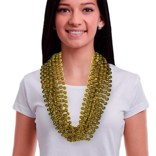 33" 12mm Bead Necklaces