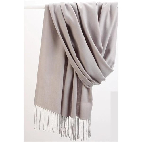 Custom Warm Solid Color Scarf with Tassels (79"L x 28"W)