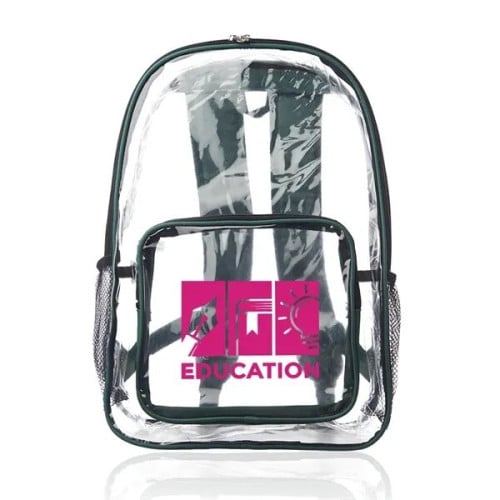 Pocket Clear Plastic Backpacks