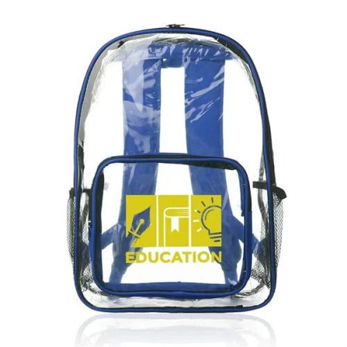 Pocket Clear Plastic Backpacks