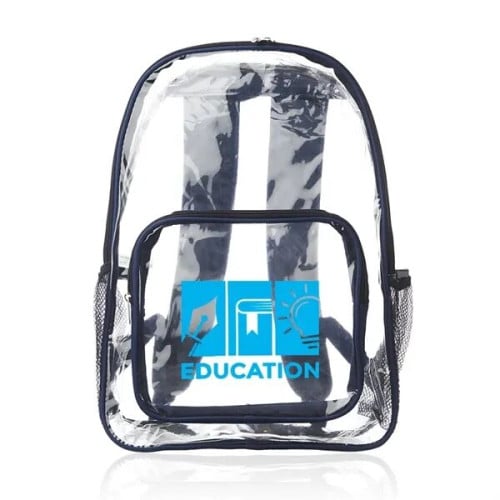 Pocket Clear Plastic Backpacks