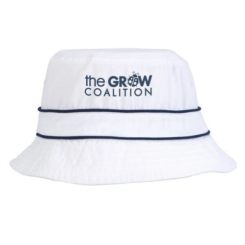 Cotton Bucket Hat with Trim