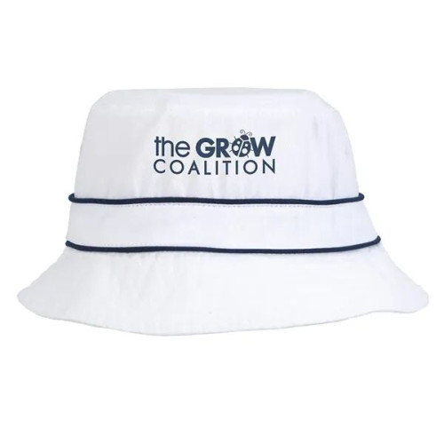 Cotton Bucket Hat with Trim