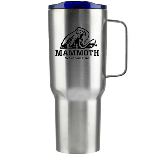 Mammoth Silver Mug With Colored Lid