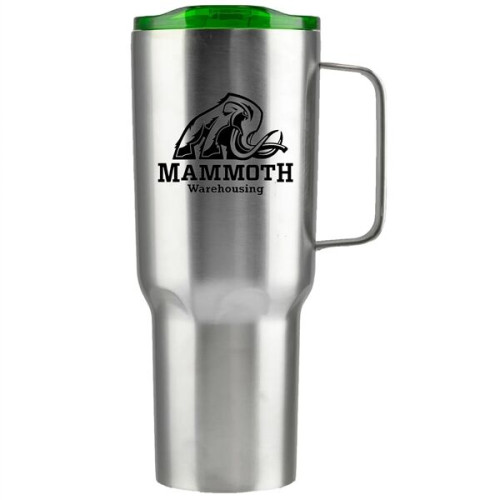 Mammoth Silver Mug With Colored Lid