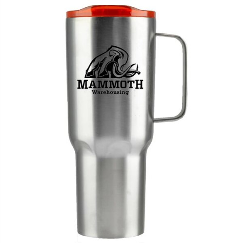 Mammoth Silver Mug With Colored Lid