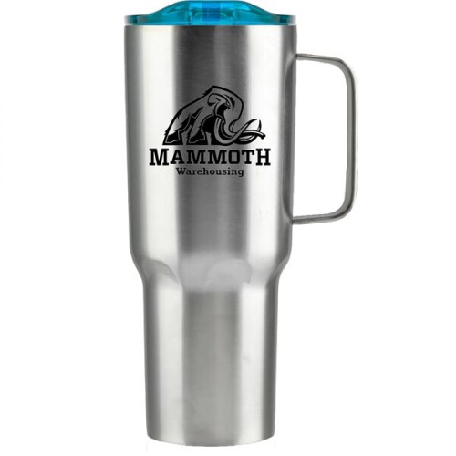 Mammoth Silver Mug With Colored Lid