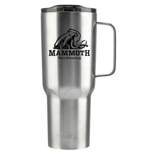 Mammoth Silver Mug With Colored Lid