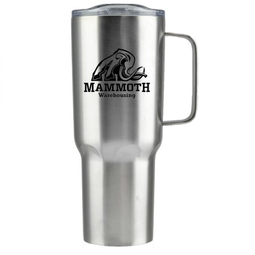 Mammoth Silver Mug With Colored Lid