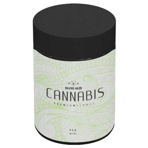 Custom Glass Jar 4 oz With Label