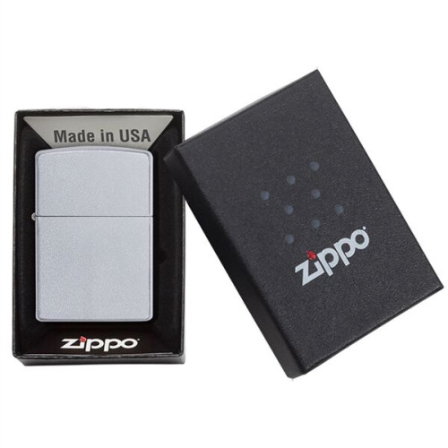 Satin Chrome Zippo Windproof Lighter