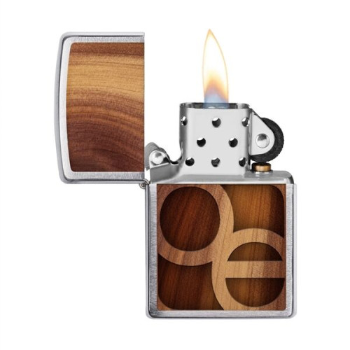 ZIPPO® WOODCHUCK USA CEDAR WINDPROOF LIGHTER