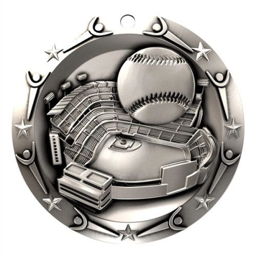 3'' World Class Baseball Medallion