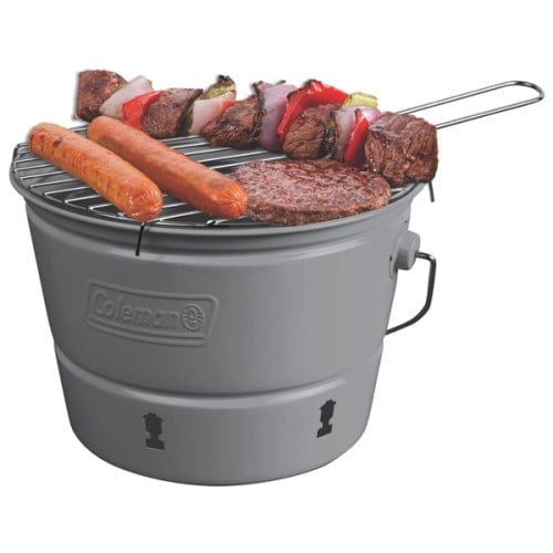 Coleman Party Pail Charcoal Grill With Carrying Case