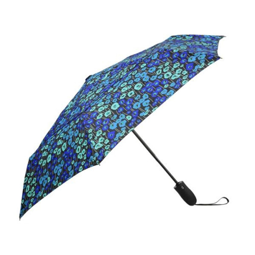 Fashion Print Auto Open And Close Compact Umbrella