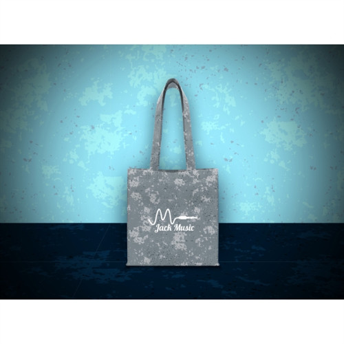 Distressed Printed Economy Tote